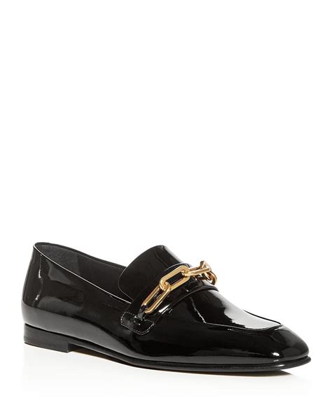 burberry link patent leather apron toe loafers|Burberry Women's Chillcot Patent Leather Apron Toe Loafers .